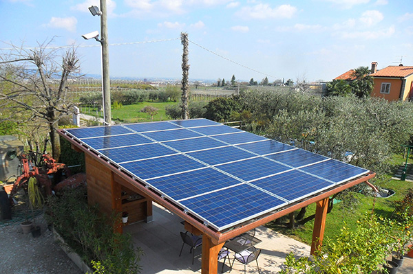 Impianto fotovoltaico civile