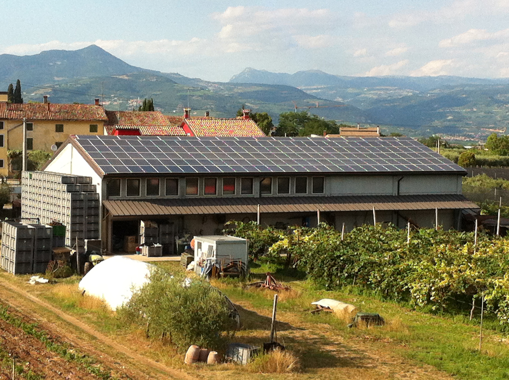 Impianto fotovoltaico agricolo