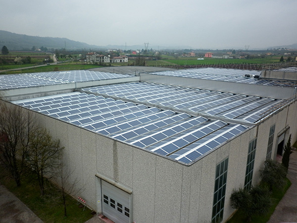 Impianto fotovoltaico industriale