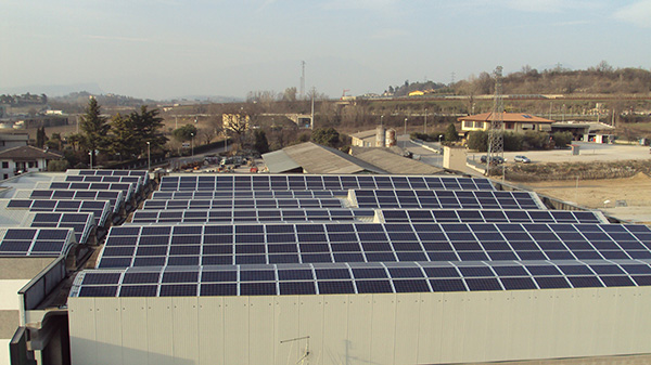 Impianto fotovoltaico industriale