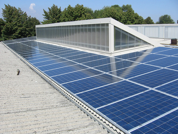 Impianto fotovoltaico industriale