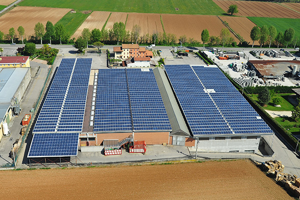 Impianto fotovoltaico industriale