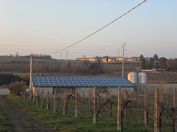 Impianto fotovoltaico agricolo