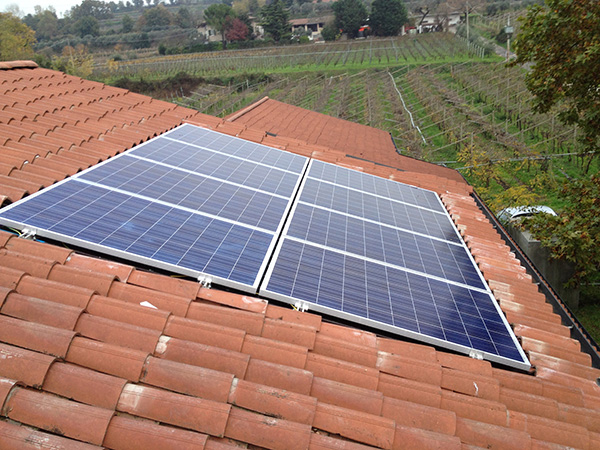 Impianto fotovoltaico civile