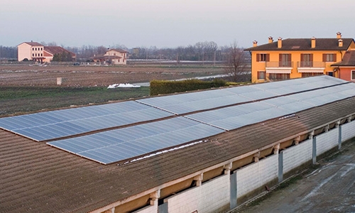 Impianto fotovoltaico agricolo