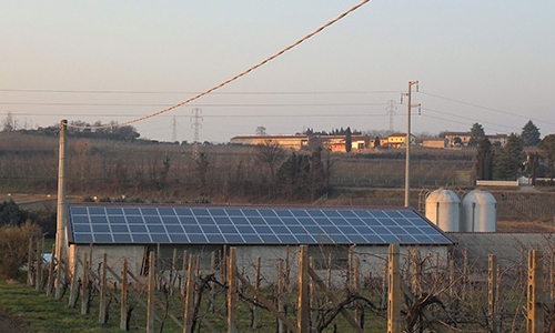 Impianto fotovoltaico agricolo