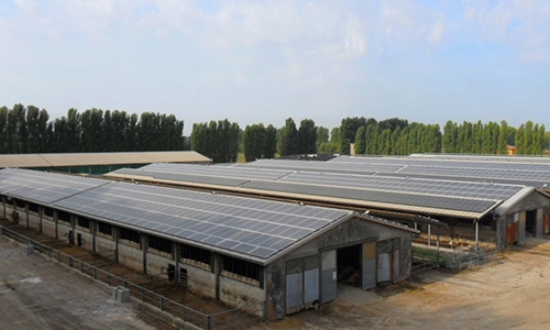 Impianto fotovoltaico agricolo