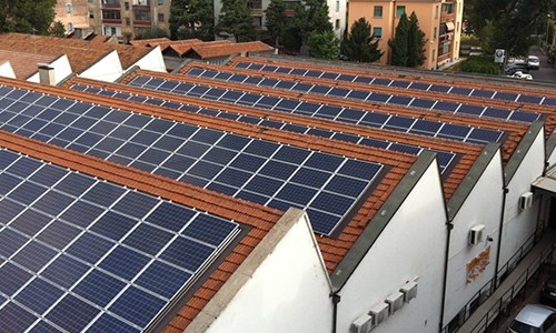 Impianto fotovoltaico industriale