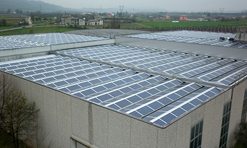 Impianto fotovoltaico industriale