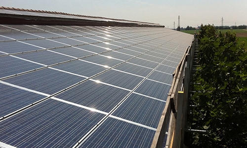 Impianto fotovoltaico agricolo