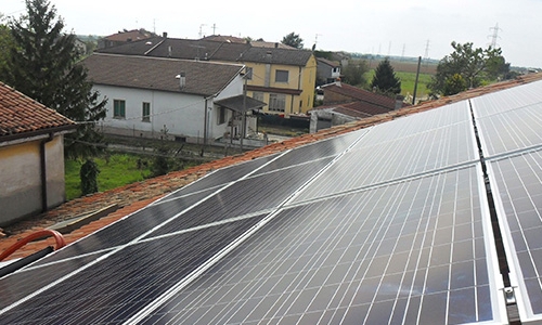 Impianto fotovoltaico civile