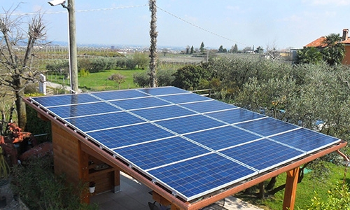 Impianto fotovoltaico civile