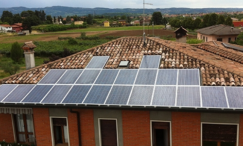 Impianto fotovoltaico civile